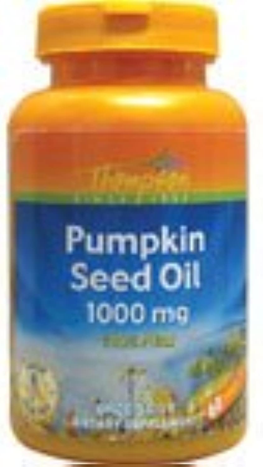 Thompson Pumpkin Seed Oil Softgels 1000mg - 60 Count Bottle