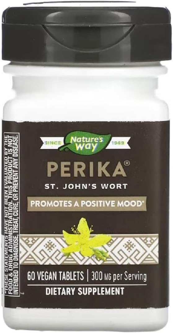 Three-Pack Nature's Way Perika St. John’s Wort Supplement for Mood Support