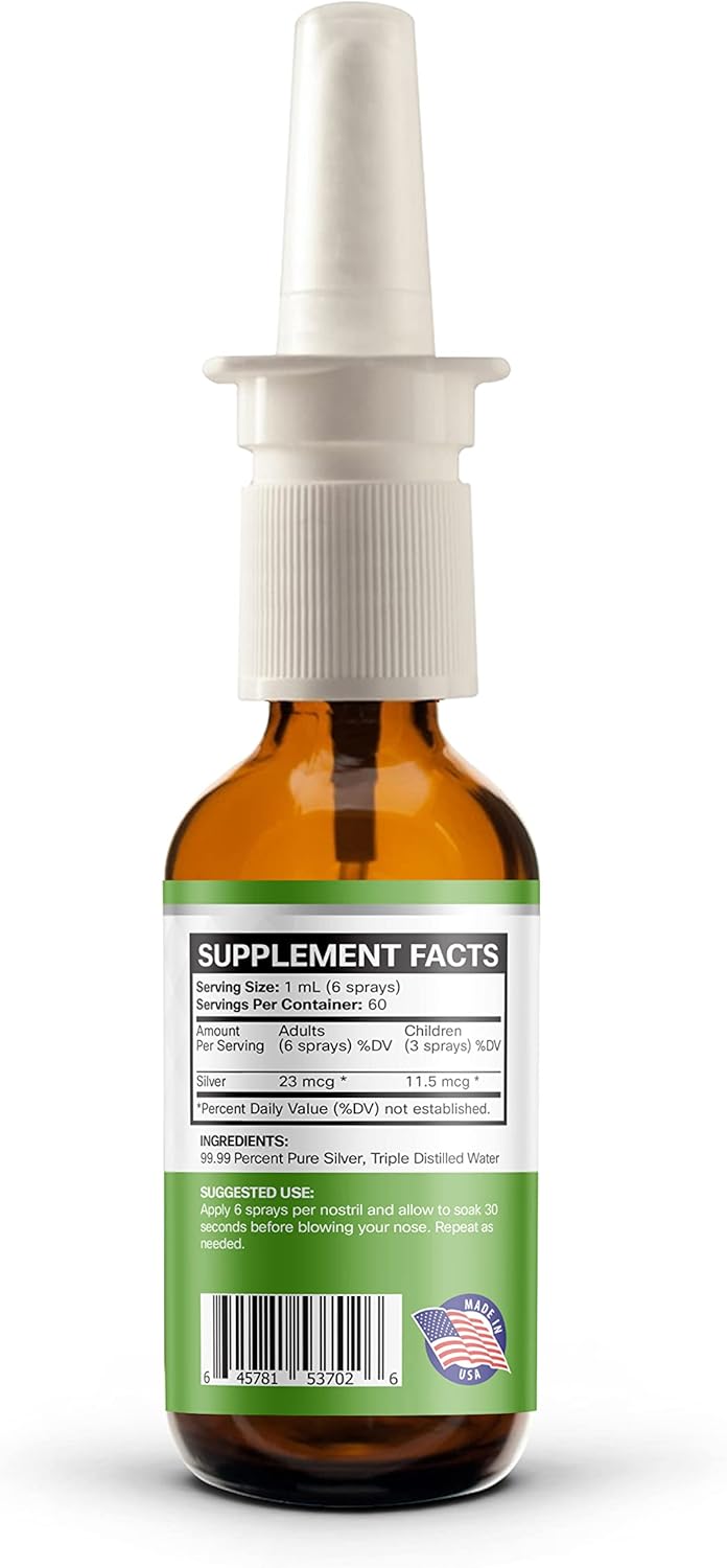 Thrive Labs ProSILVER Ionic Colloidal Silver Liquid - 20 PPM Bio-Active Immune Support in Dark Glass Bottle