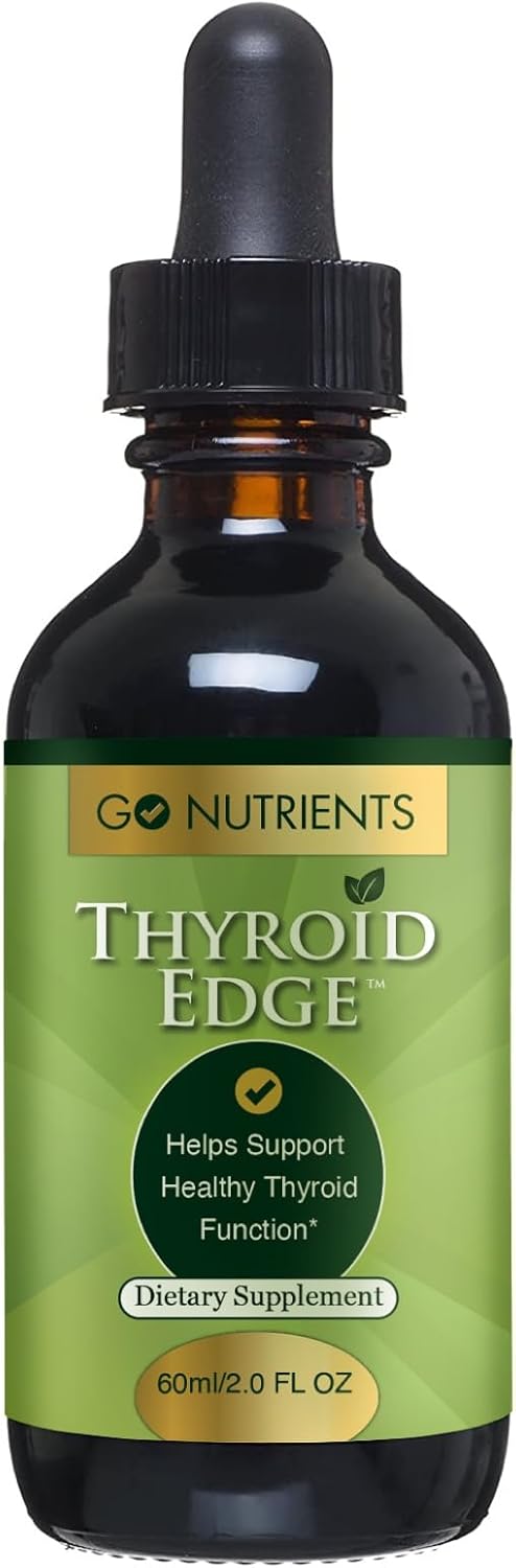 Thyroid Support Bundle - Liquid Drops for Men & Women - Promotes Health, Energy, Cognitive Function, Immune Defense - Iodine & Selenium Supplement