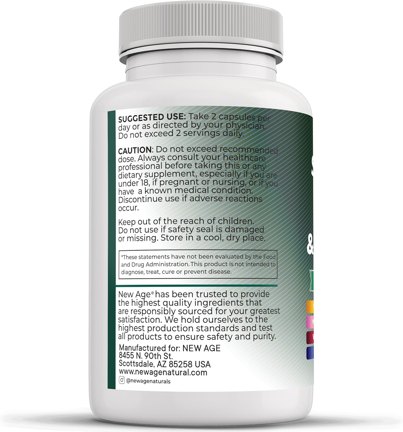 Thyroid Support Supplement with Selenium, Zinc, Iodine, L Tyrosine, Ashwagandha, Bladderwrack, Turmeric, Silica Kelp, Schisandra - 60 Count