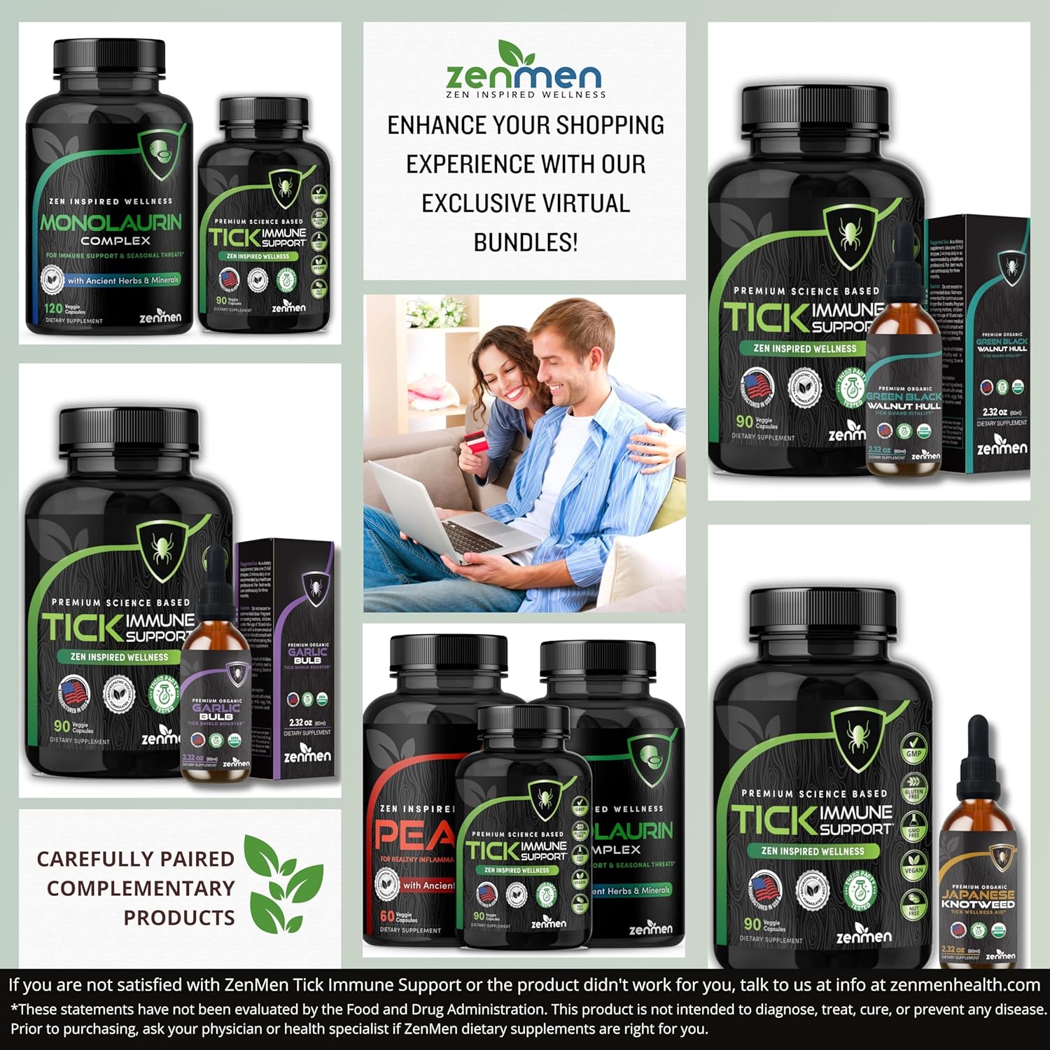 Tick Immune Support Supplement - Enhanced Formula with Japanese Knotweed, Cat's Claw, and Chinese Skullcap - 90 Vegan Capsules, USA-Made - BoostGo Australia