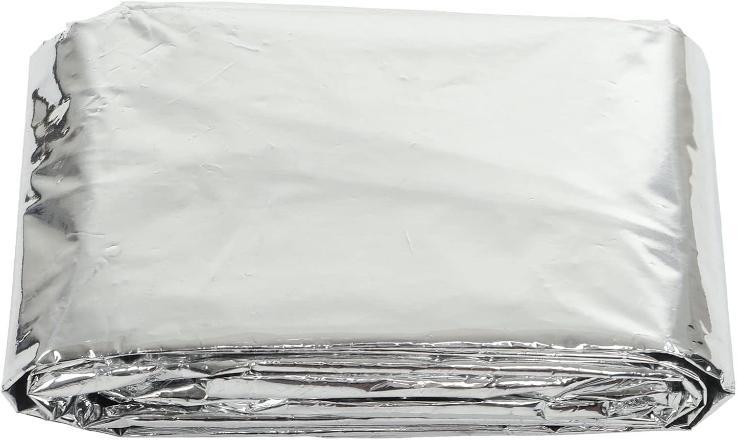 Tiiyee Emergency Blanket: Mylar Thermal Blanket with Rain Poncho - Survival Gear for Outdoor First Aid in Uneven Heat Settings