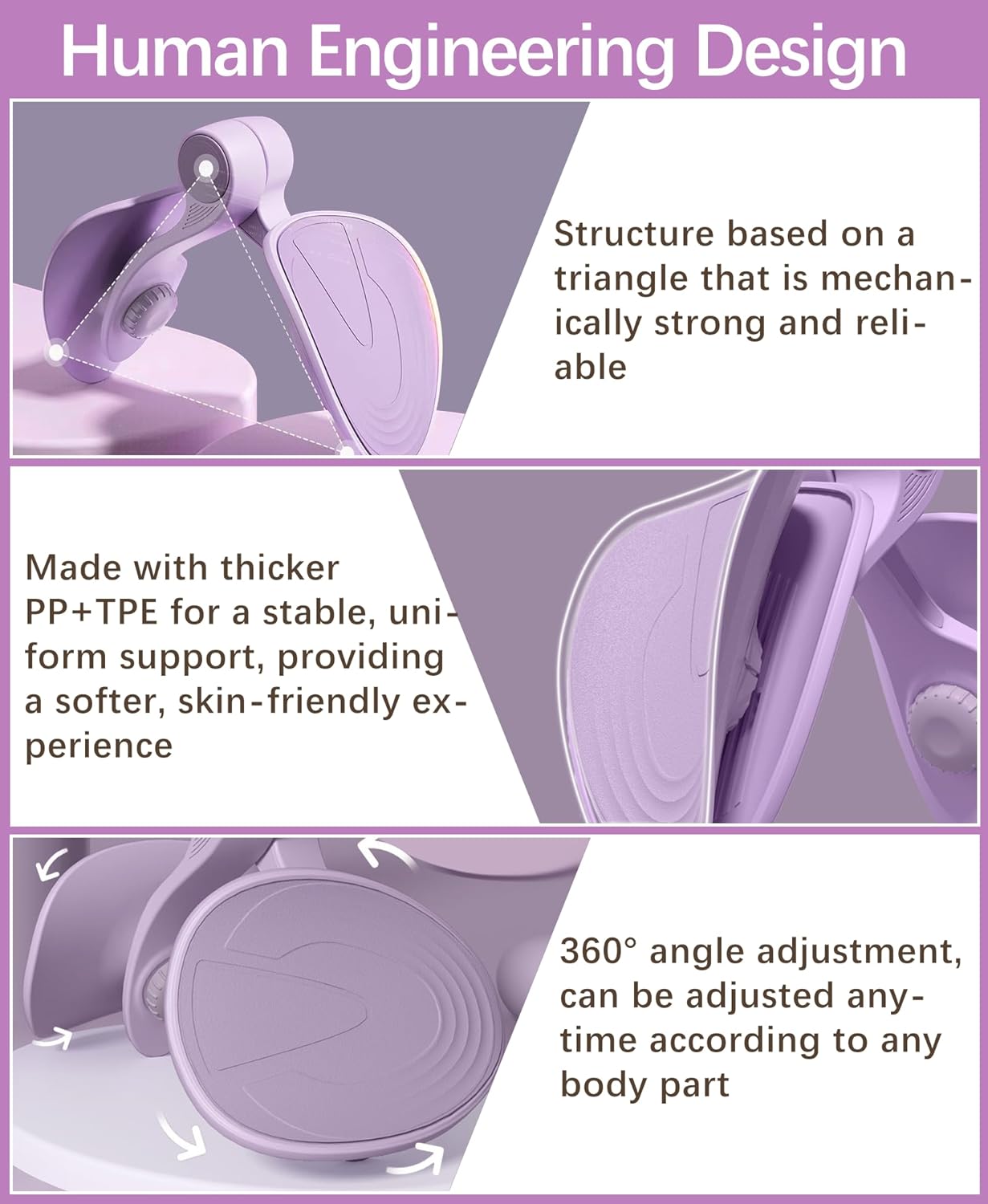 TINRIEF Thigh Master Hip Trainer: Kegel Exerciser for Pelvic Floor & Postpartum Rehab, Inner Thigh Toner Workout