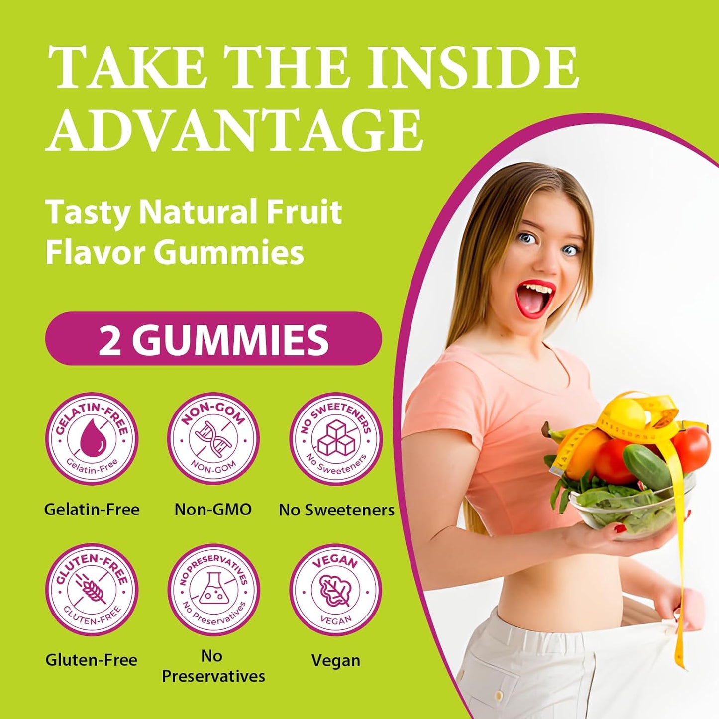 Tisestence Apple Cider Vinegar Gummies 2000MG - Keto Cleanse & Detox Diet, Max Strength ACV Gummies with Green Tea, Raspberry, B12, Probiotics for Metabolism & Digestive Health, 5 Pack