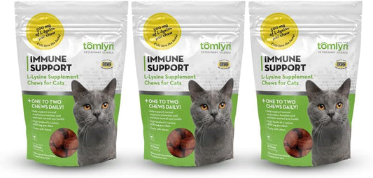Tomlyn Immune Support L-Lysine Nutritional Supplement 2.65oz - 3 Pack