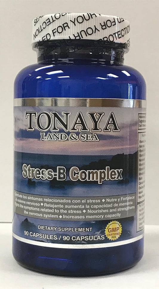 Tonaya Stress-B Complex: Natural Supplement for Stress Management and Improved Wellbeing