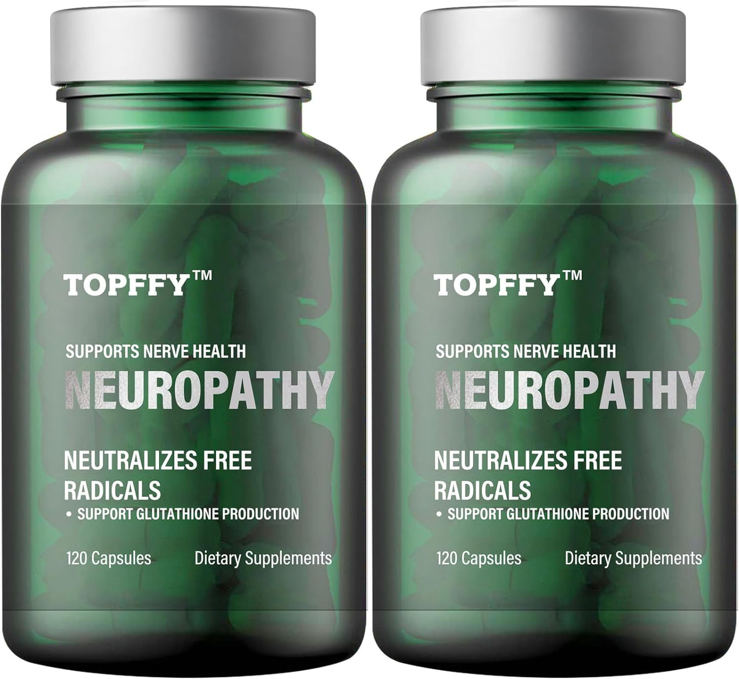 Topffy Neuropathy Nutritional Blend with Alpha Lipoic Acid & Benfotiamine - Natural Relief for Nerve Discomfort in Feet, Hands, and Legs