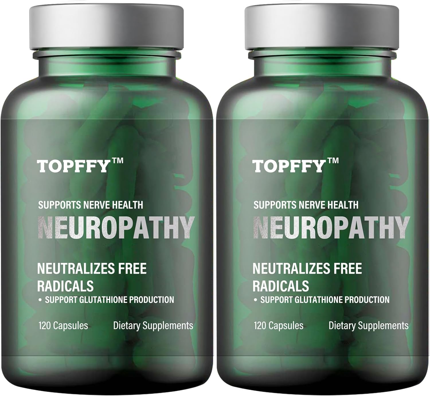Topffy Neuropathy Nutritional Blend with Alpha Lipoic Acid & Benfotiamine - Natural Relief for Nerve Discomfort in Feet, Hands, and Legs