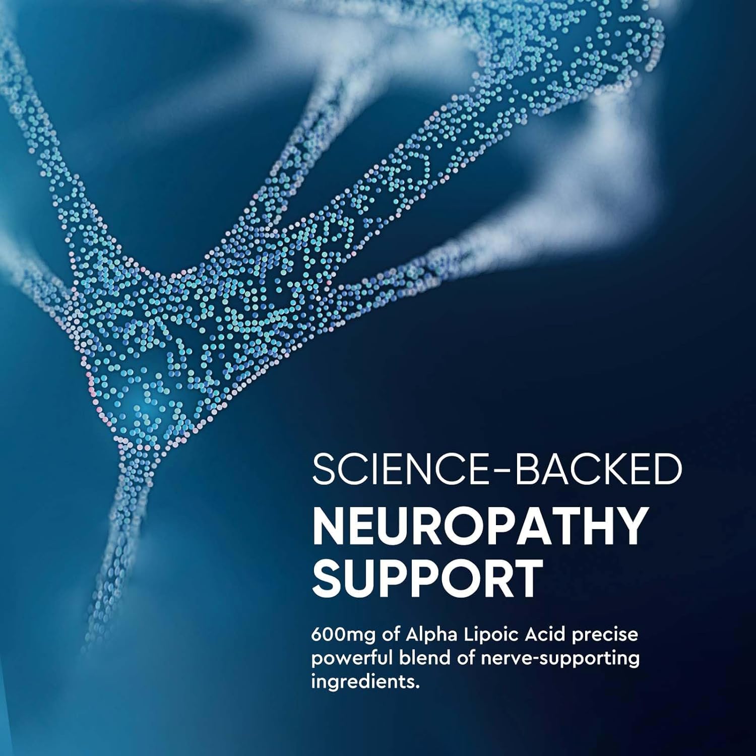 Topffy Neuropathy Nutritional Blend with Alpha Lipoic Acid & Benfotiamine - Natural Relief for Nerve Discomfort in Feet, Hands, and Legs