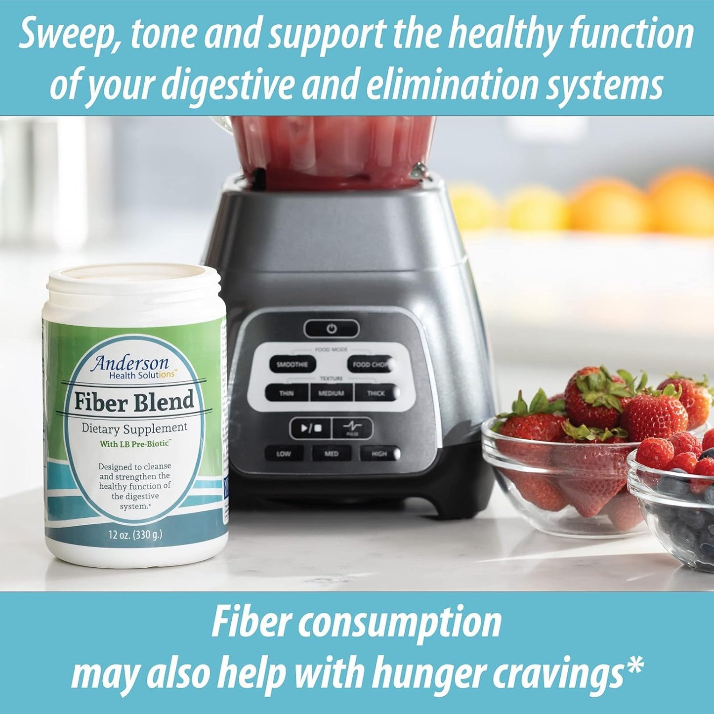 Trace Minerals Drops & Fiber Blend Bundle for Ultimate Health Boost by Mineral Resources International, Inc.