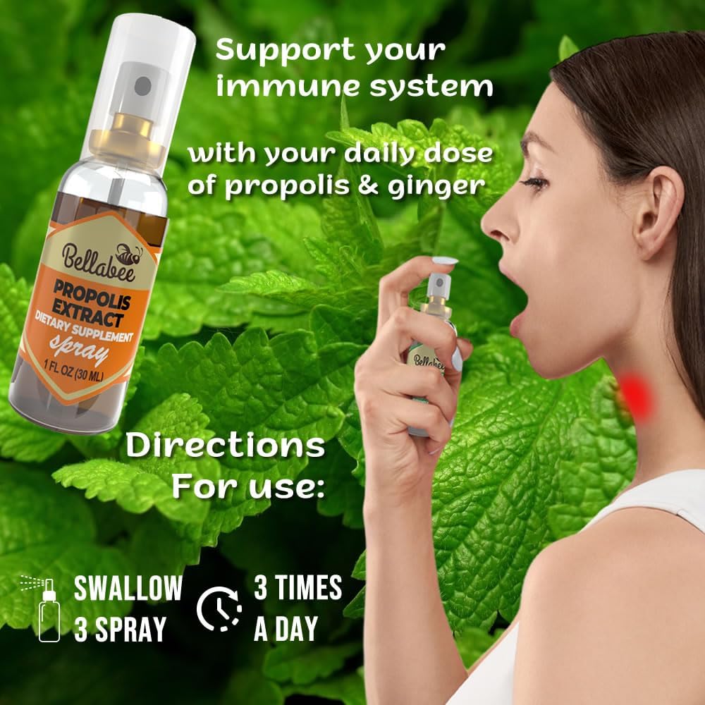 Traditional BellaBee Propolis Extract Supplement for Overall Wellness and Immune Support