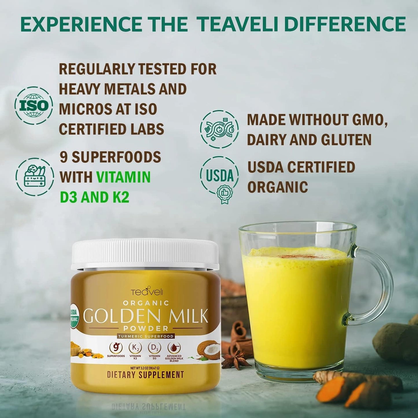 Tranquil Dreams Bundle: Golden Milk and Apigenin for Restful Sleep