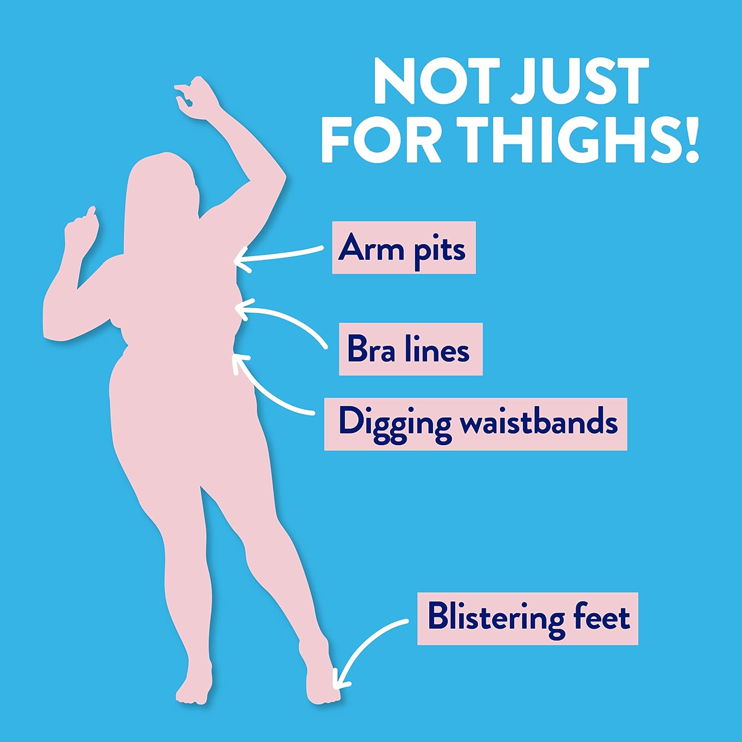 Travel Size Megababe Thigh Rescue Stick - Anti-Chafe Solution