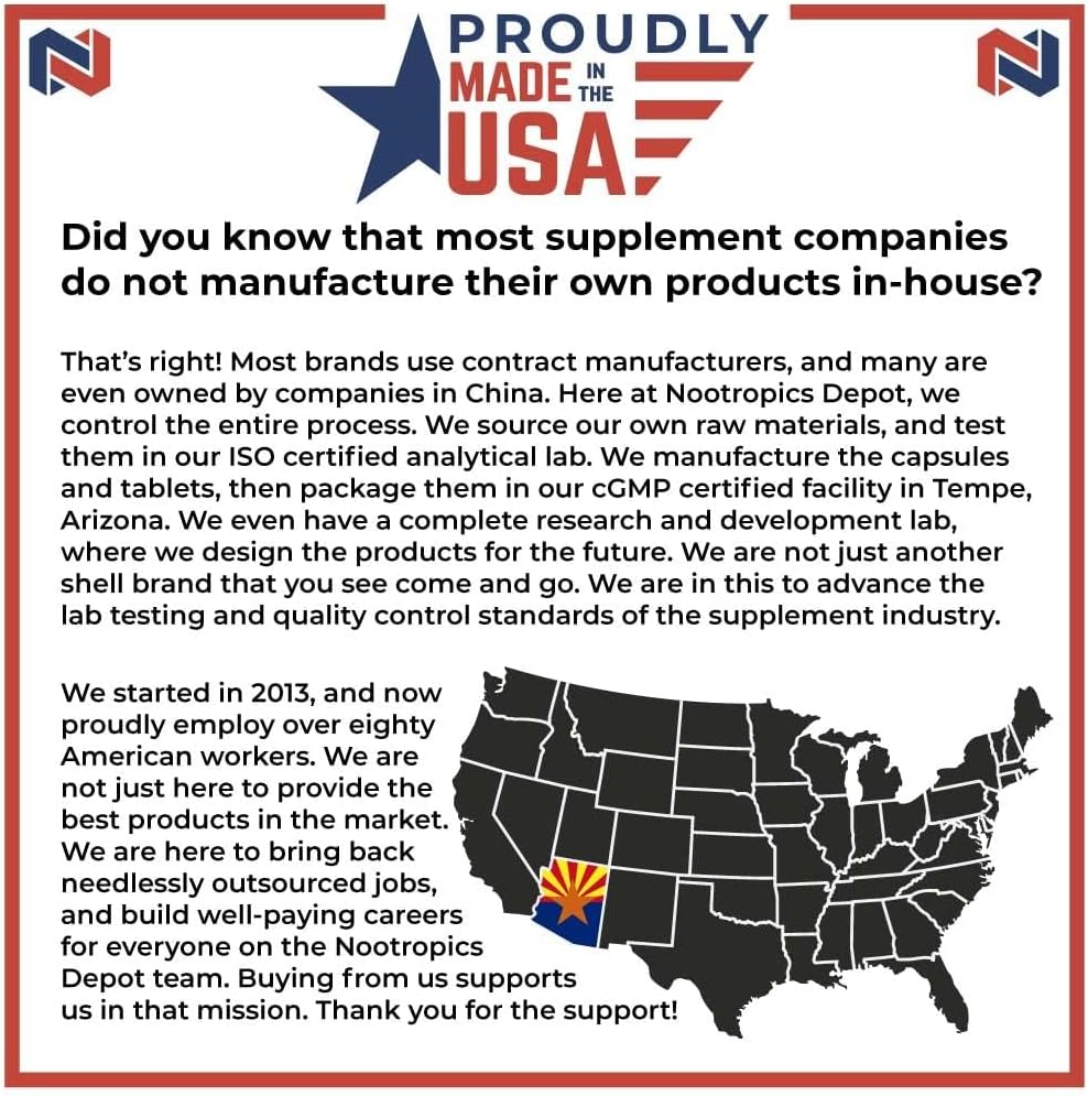 Triacetyluridine Capsules 25mg | Nootropics for Cognitive Health | Supports Well-Being & Stress Levels | 60 Count