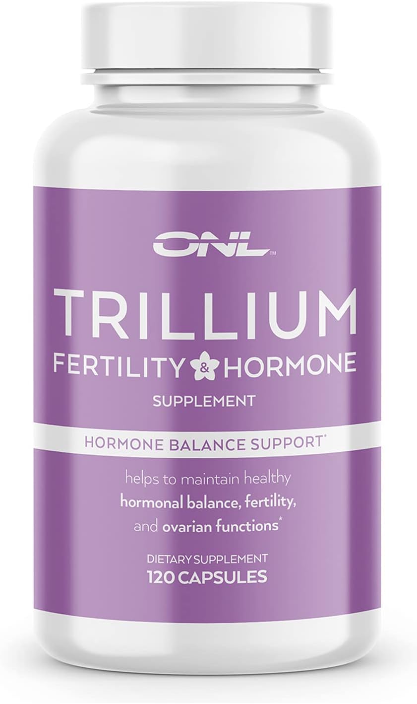 Trillium Fertility Supplements for Women - Hormone Balance Inositol Capsules - 120 Capsules, 2000mg Myo-Inositol Formula