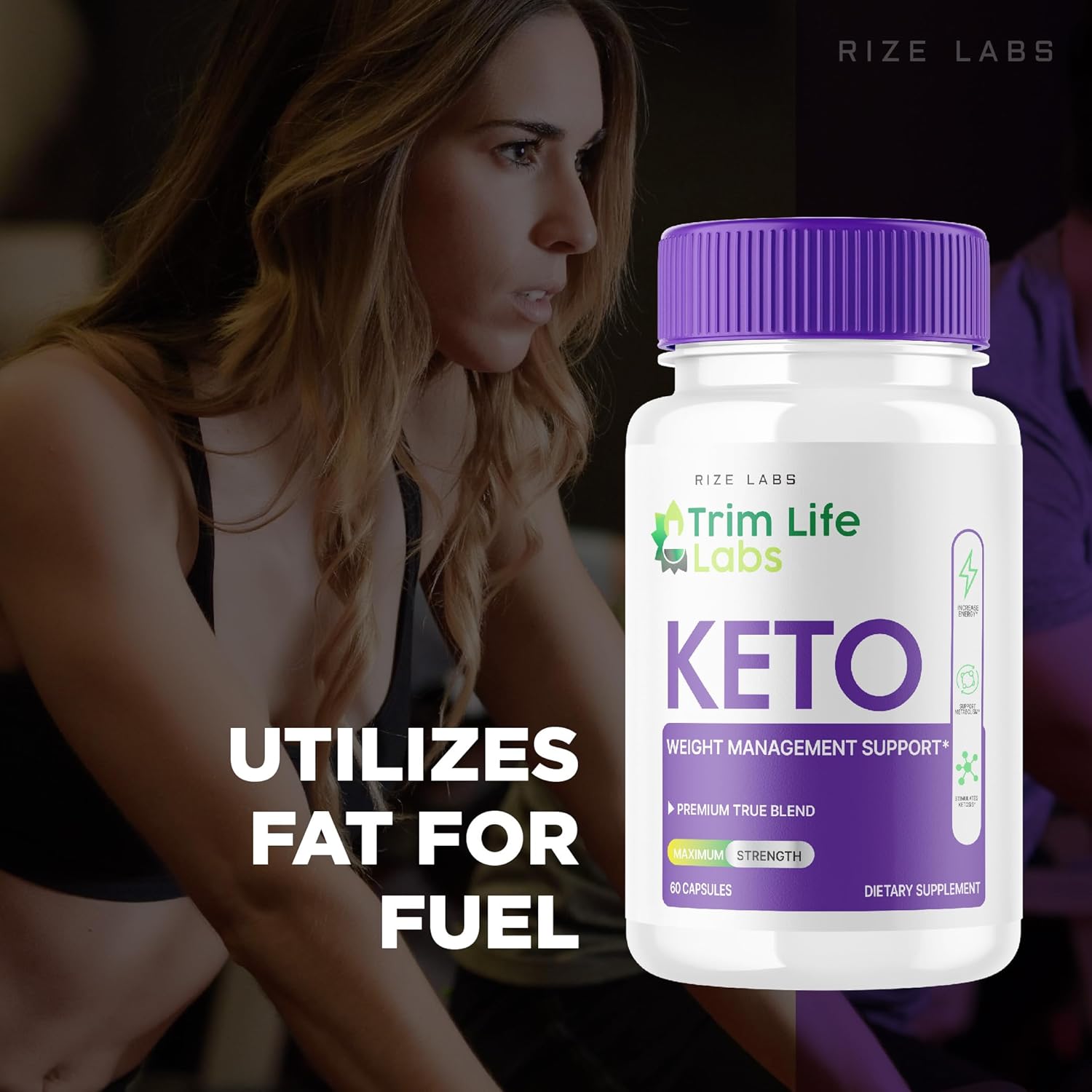 Trim Life Labs Keto Capsules - Maximum Strength Weight Loss Pills with Keto+ACV Formula - 60 Capsules
