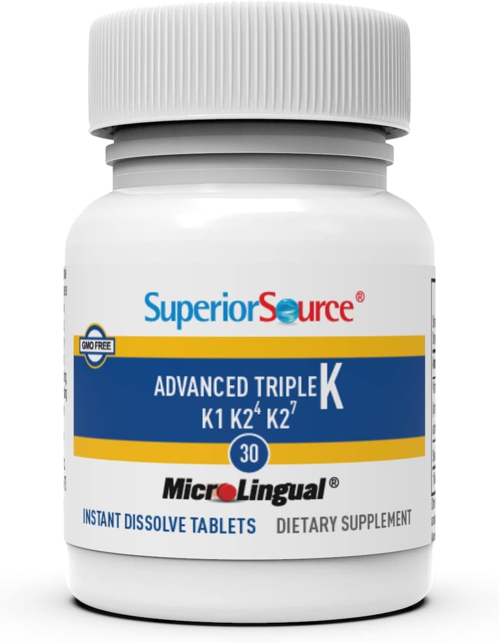 Triple K 3-in-1 Formula Tablets for Healthy Bones, Arteries, Immune & Cardiovascular Support, 30 Count