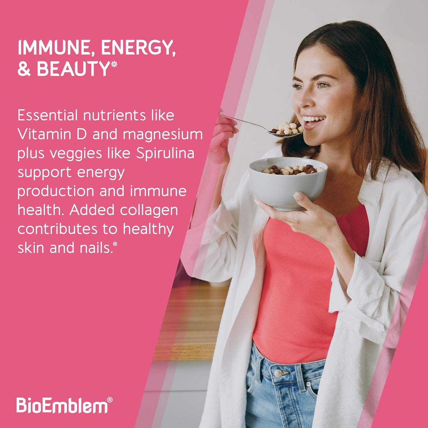 Triple Magnesium Complex with Women's Multivitamin by BioEmblem - Essential Nutrient Support for Women's Health