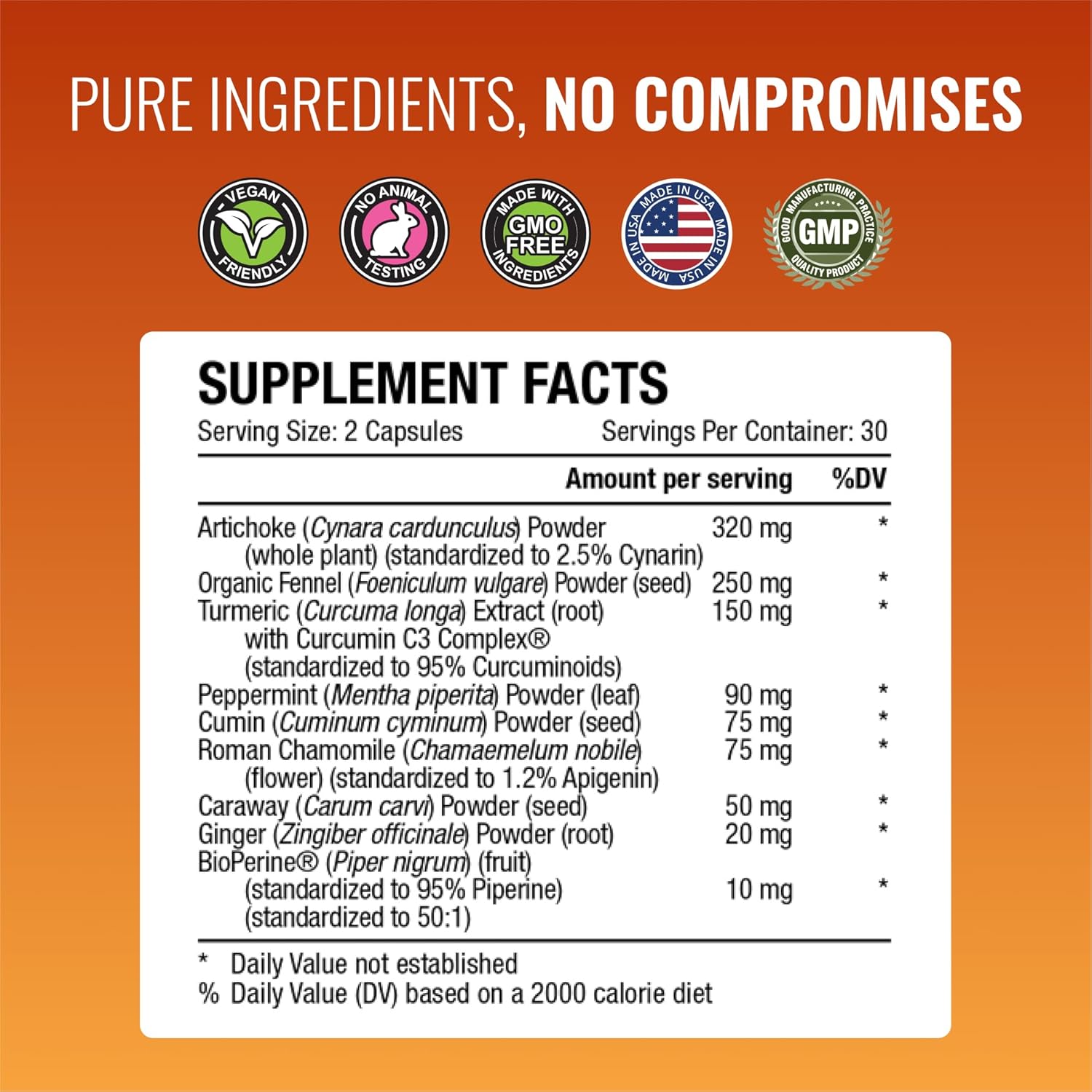 Triple Pack Approved Science® Gaslys™ - Natural Relief for Digestive Tract, Gas, and Stomach Cramps - 60 Count - Artichoke, Ginger, Fennel Seed