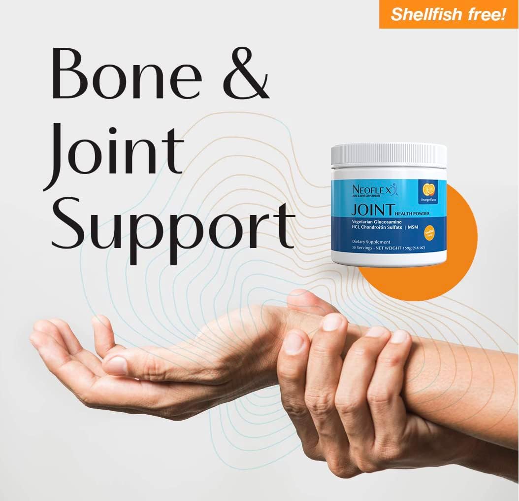 Triple Strength Bone & Joint Health Powder Supplement with MSM, Glucosamine, & Chondroitin - 30 Scoops