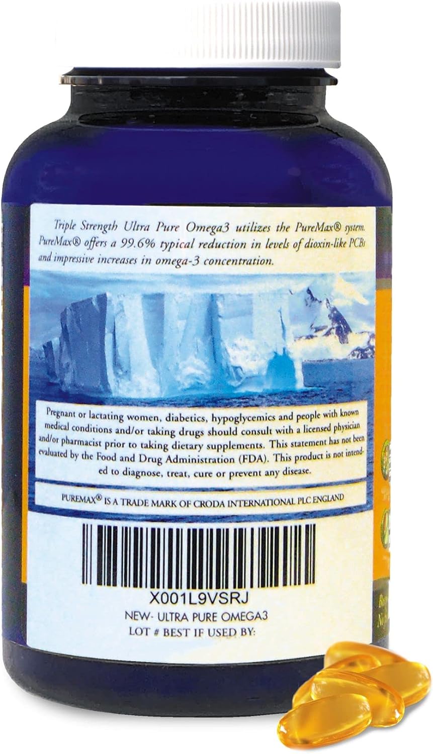 Triple Strength Doctors Nutra Nutraceuticals Omega 3 DPA Fish Oil Softgels - 2,900mg Concentrated EPA-DPA-DHA - 30 Servings