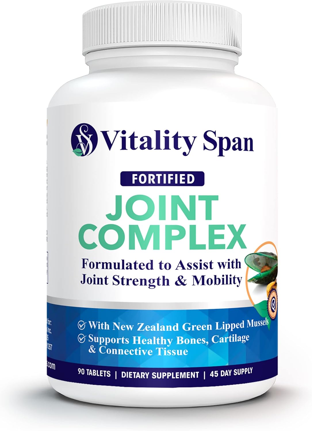 Triple Strength Glucosamine Chondroitin Joint Support Supplement, 90 Tablets, Made in USA