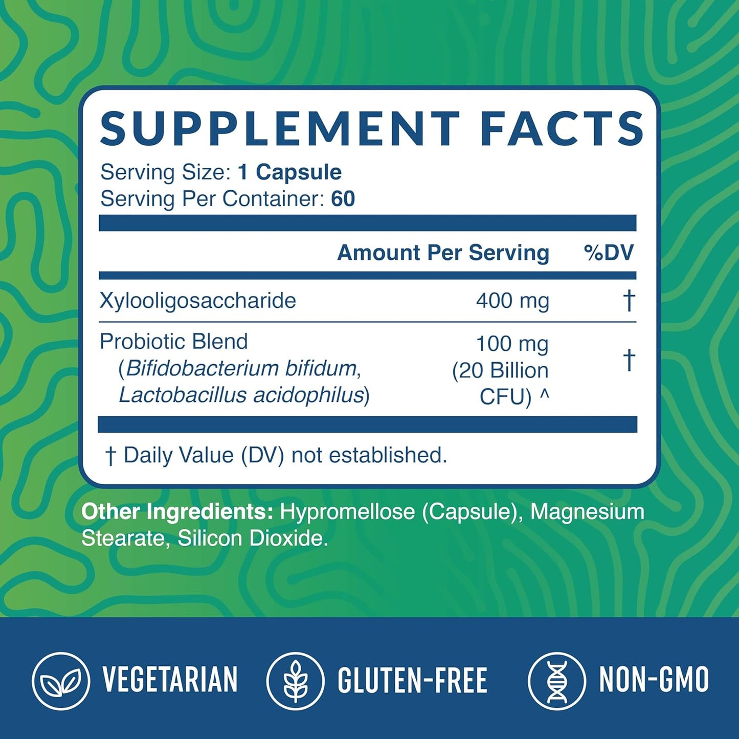 Triple Strength Omega 3 Fish Oil and Probiotic Capsules for Gut Health & Immune Support - 60 Servings