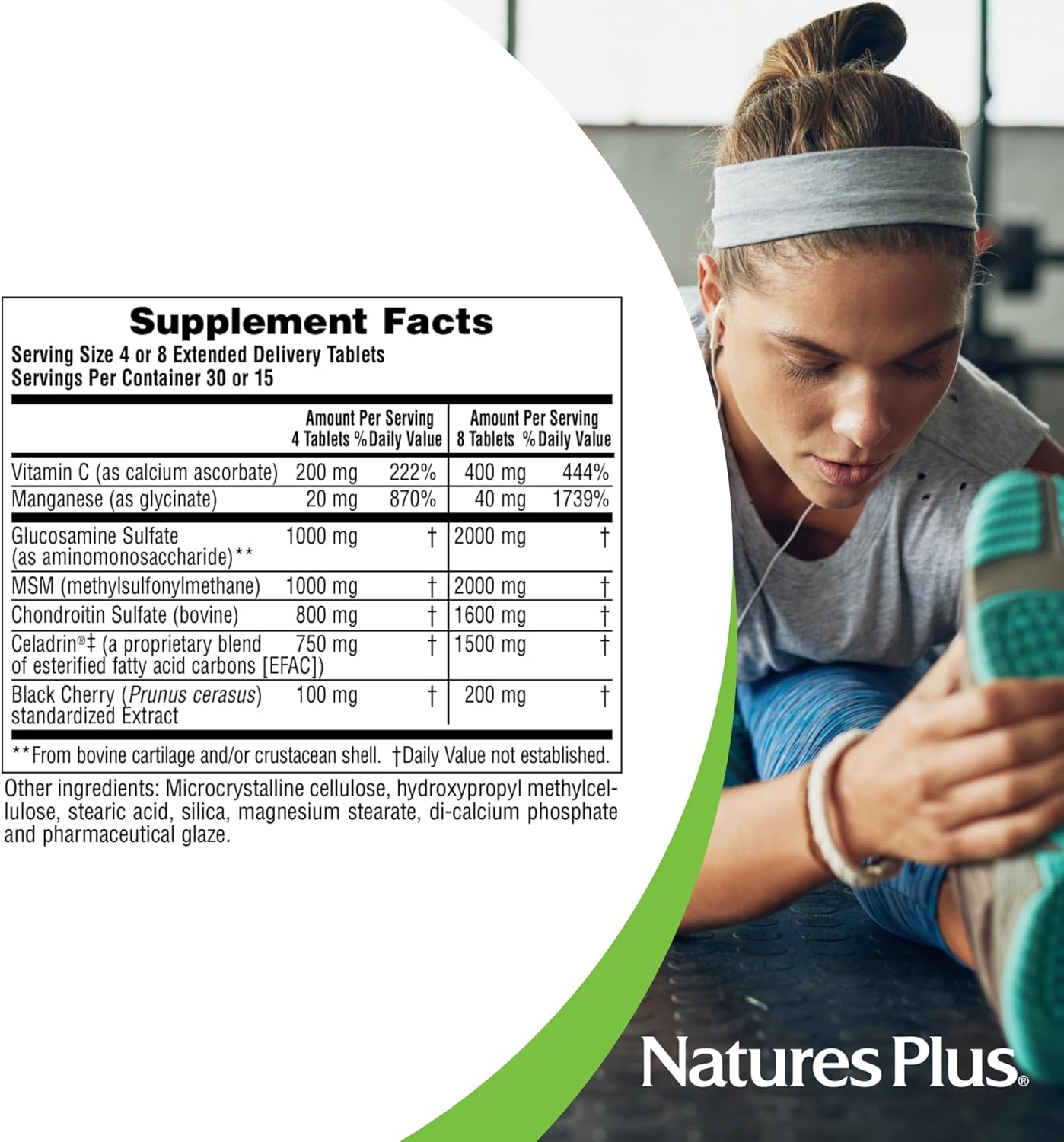 Triple Strength Ultra Rx-Joint Extended Delivery - 120 Tablets - High Potency Joint Support with Glucosamine, Chondroitin, MSM - Gluten-Free - 30 Servings