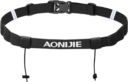 TRIWONDER Race Number Belt for Running, Cycling, Marathon, Triathlon - Bib Holder and Strap for Runners