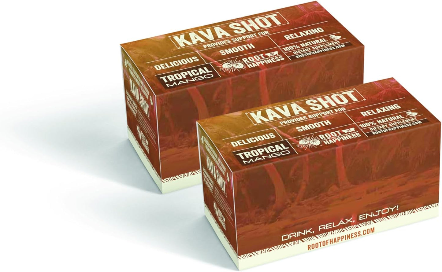 Tropical Mango Kava Wellness Shot | 2oz | Non-Alcoholic Relaxation Drink | Dietary Supplement