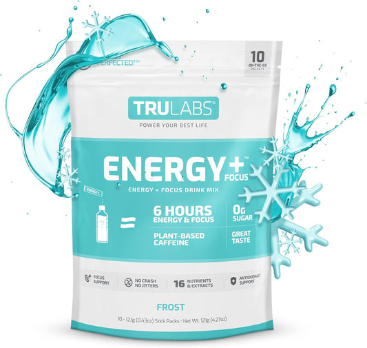 TRULABS Frost Endurance Energy + Focus Powdered Drink Mix for Athletic Performance
