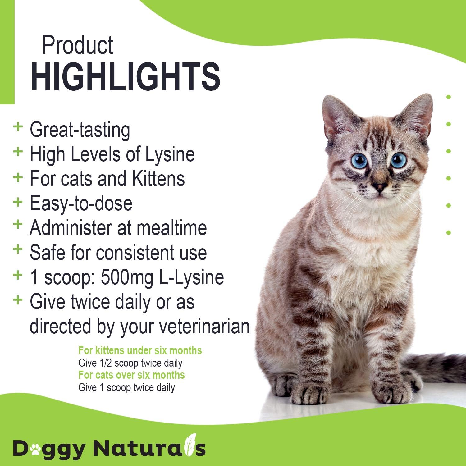 Trulysine L-Lysine Powder for Cats 4oz - Supports Immune Health, Reduces Sneezing & Runny Nose - Fish & Poultry Flavor - Made in USA