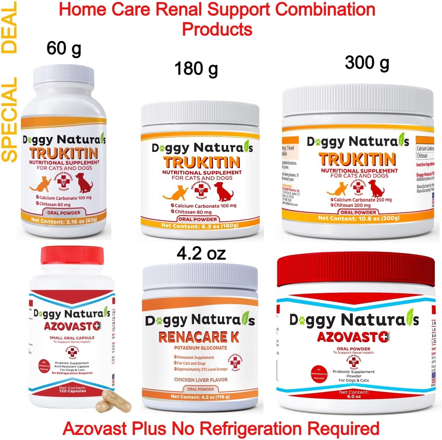 Trulysine L-Lysine Powder for Cats 4oz - Supports Immune Health, Reduces Sneezing & Runny Nose - Fish & Poultry Flavor - Made in USA