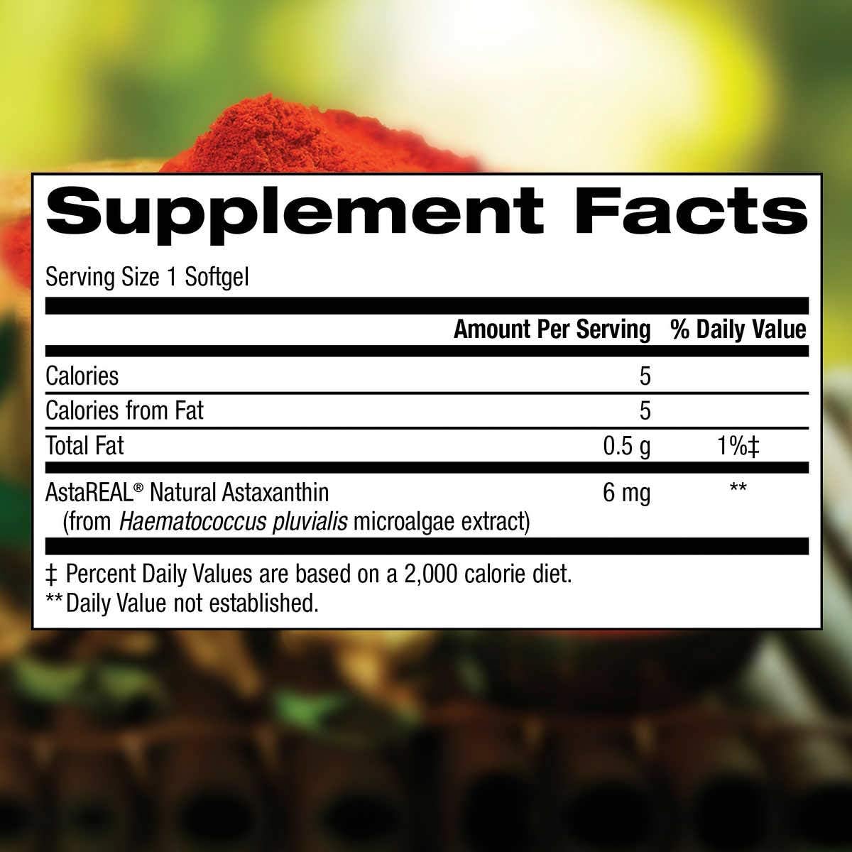 trunatur Astaxanthin 6 mg - Supports Skin Elasticity, Moisture, Texture, and Tone - 100 Softgels