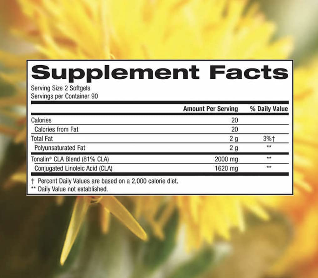 Trunature Tonalin CLA 1560mg Softgels - 180 Count