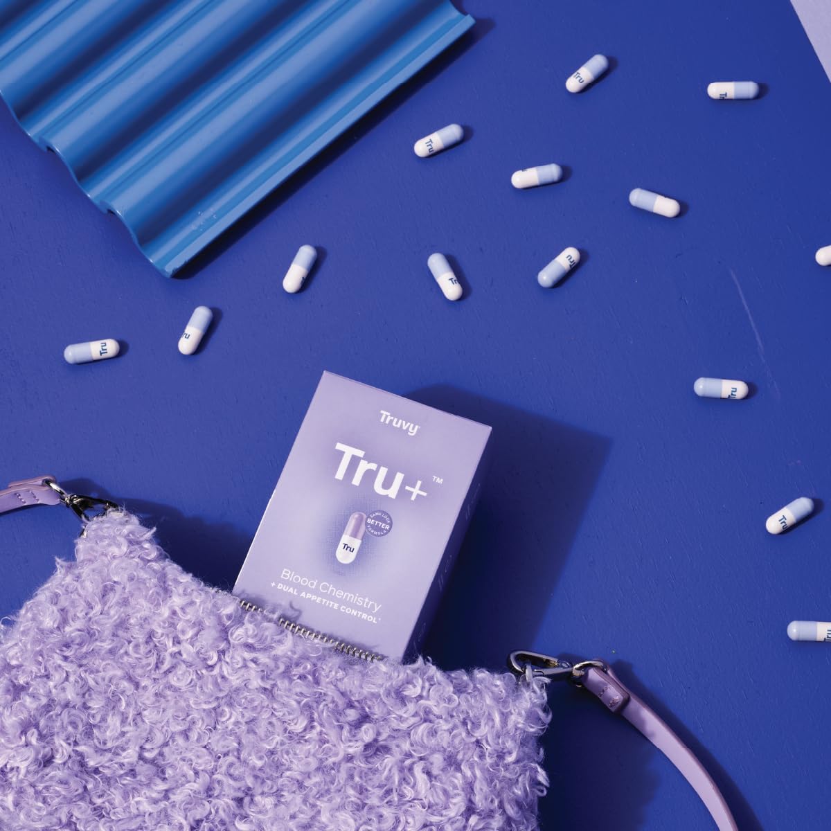 Truvy Tru+ Dual Appetite Suppressant - Weight Loss Kit for Women & Men - 30-Day Supply - 56 Capsules - Blood Chemistry - Dietary Supplements