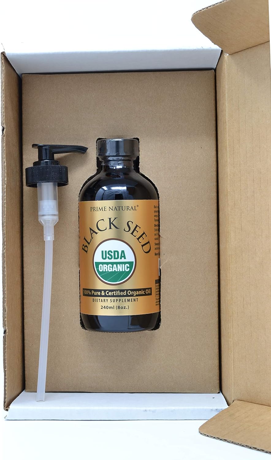 Turkish Origin Cold Pressed Organic Black Seed Oil 8oz - High Thymoquinone 1.7% - USDA Certified - Pure Nigella Sativa Liquid - Vegan Omega 3 6 9 - Antioxidant Immune Boost for Joints and Skin - BoostGo Australia