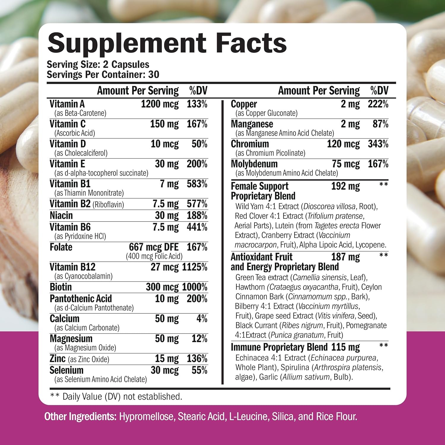 Turmeric and Ginger Joint Support Supplement with Multivitamin for Women by Vimerson Health