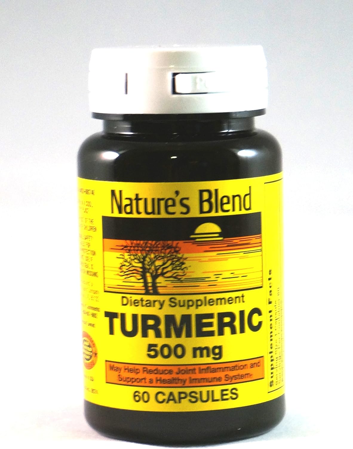 Turmeric Capsules 500mg, 60 Count x 2 - Natural Blend Formula for Joint Support and Antioxidant Benefits