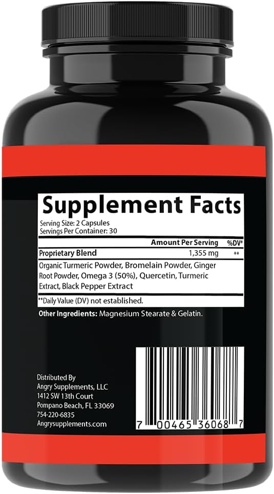 Turmeric Curcumin & Ginger Maxx Bundle with Joint Support, Antioxidant Blend, Omega 3, and Quercetin - 120ct Total