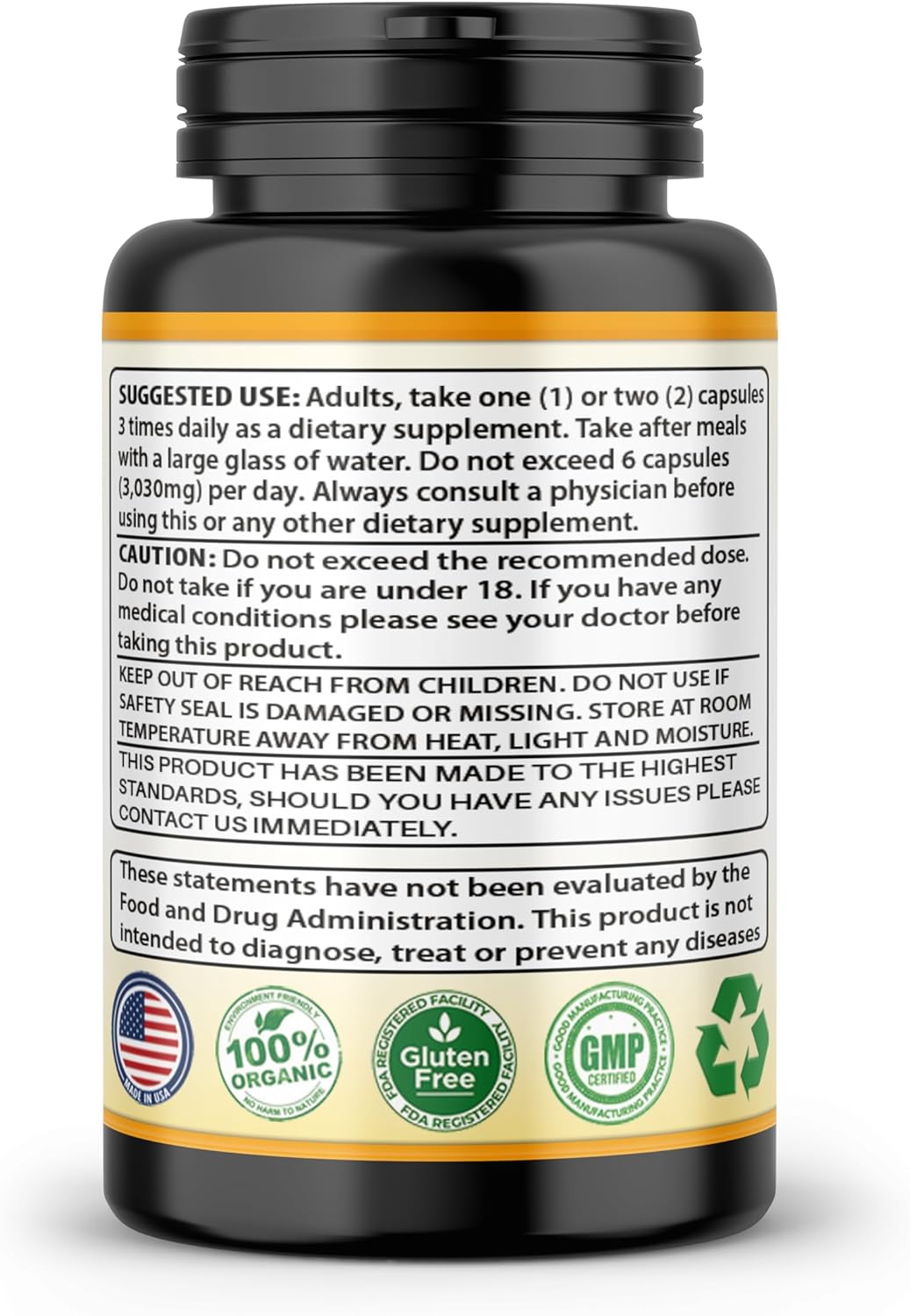 Turmeric Curcumin Pills with BioPerine Black Pepper - 1,000mg 95% Curcuminoids - Tumeric Extract Supplement - 60 Capsules