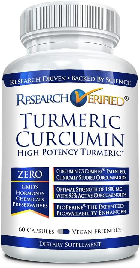 Turmeric Curcumin with BioPerine - Mood Enhancement, Antioxidant Support, Immune System Defense - 60 Capsules - USA Made