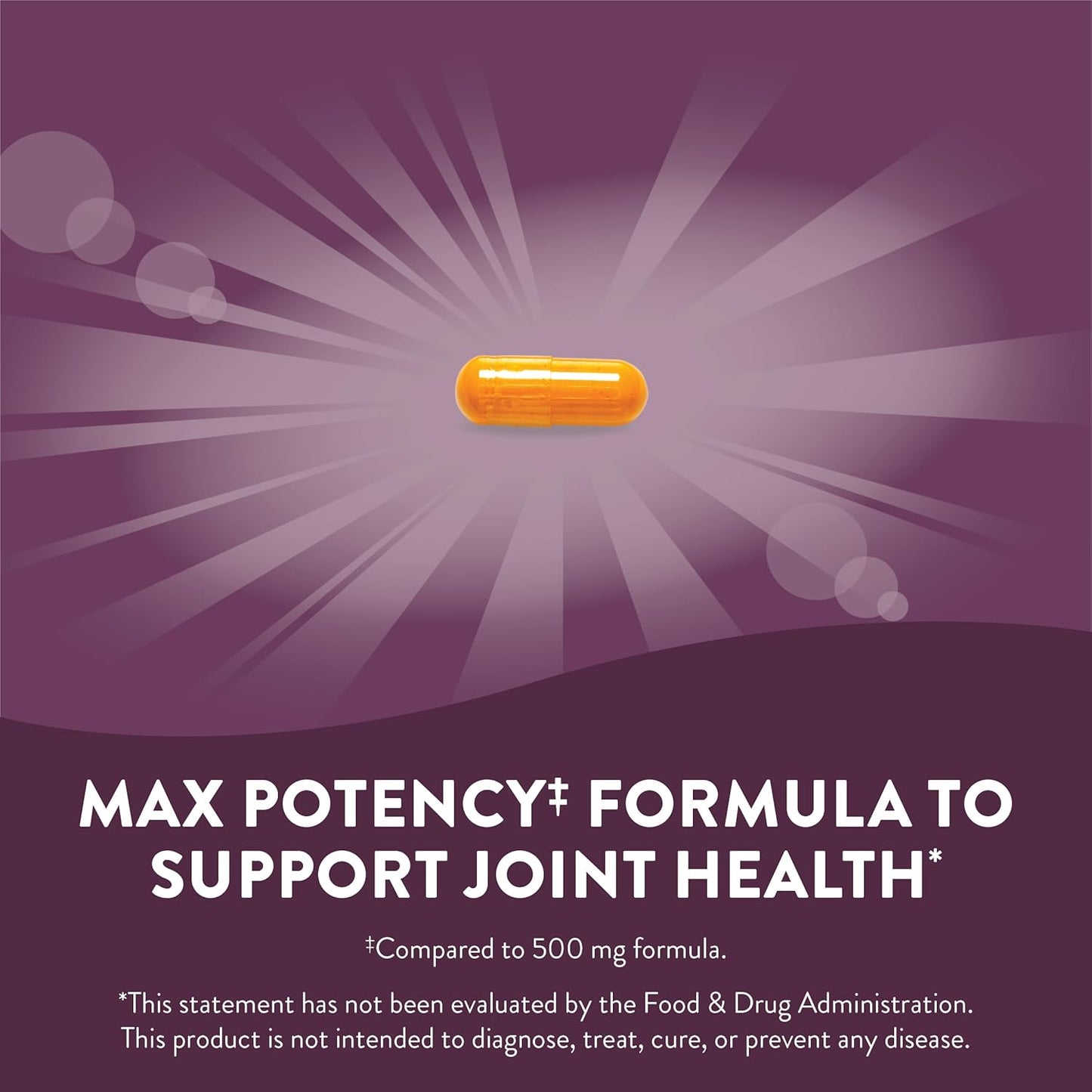 Turmeric Extract Capsules - 750mg Max Potency, 95% Curcuminoids, 60 Vegan Capsules by Nature's Way