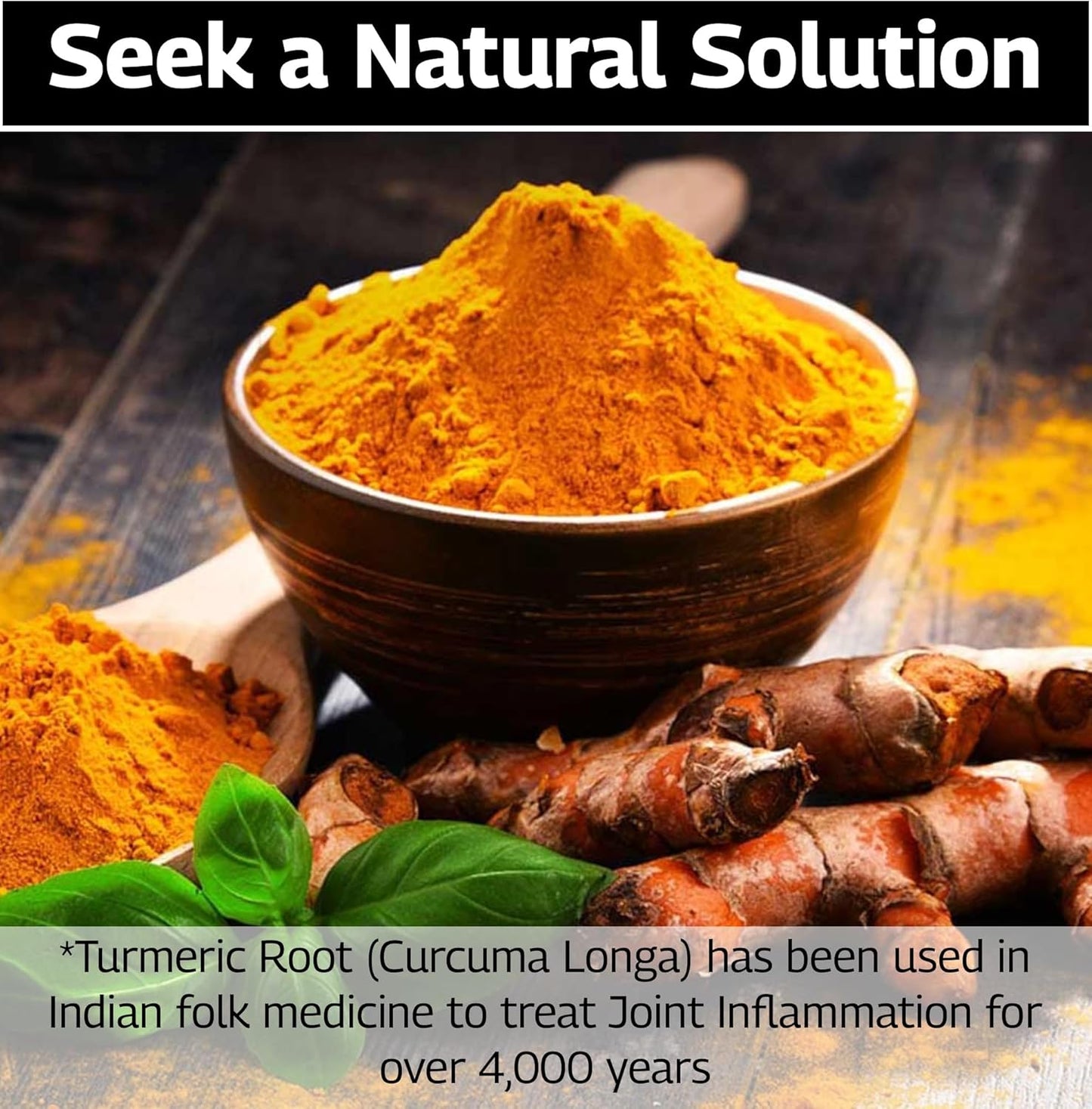 Turmeric, Tamarind, Boswellia, Fenugreek Joint Support Supplement | 60-Day Supply | Dietary Supplement