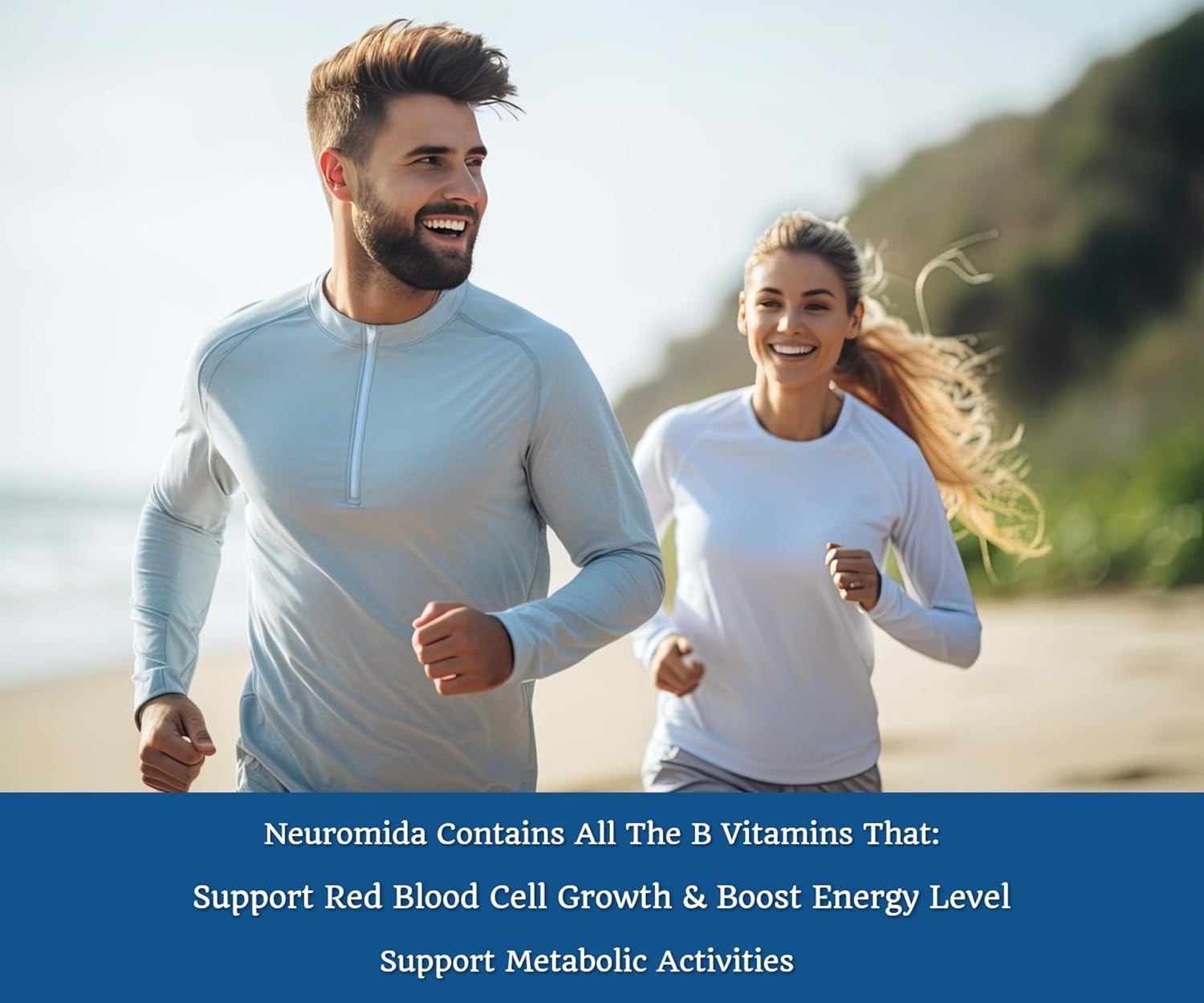 tuunio Neuromida Neuro Plus Capsules with Phosphatidylserine, B Vitamins for Brain & Cognitive Support, Energy & Metabolism Boost, Heart Health - 60 Count