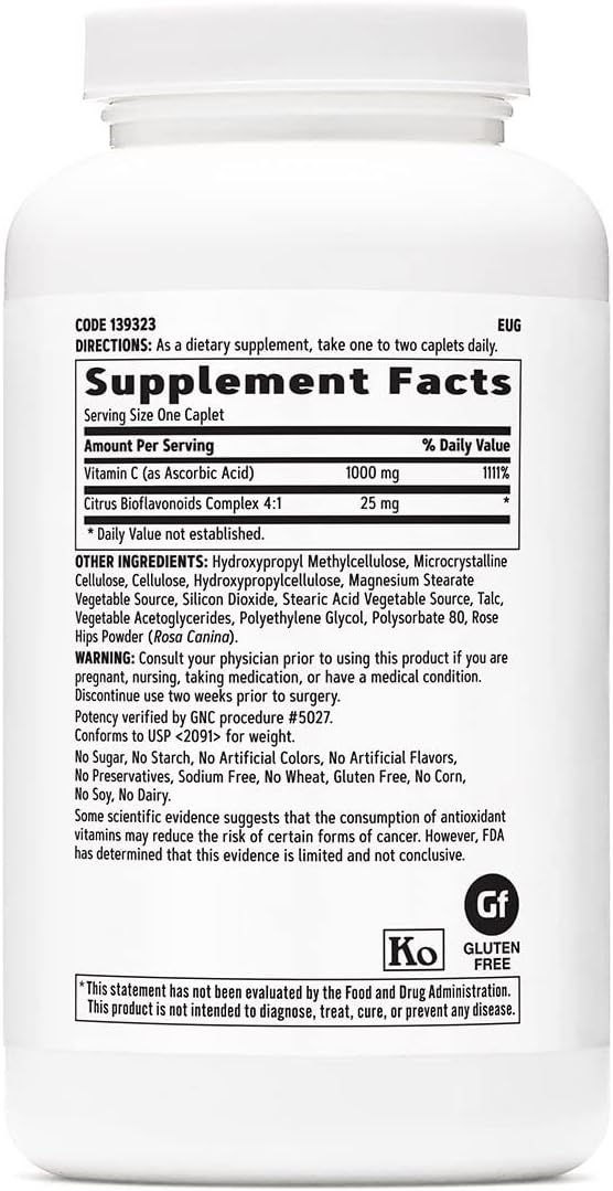 Twin Pack GNC Vitamin C Timed-Release 1000 mg - Buy 2 and Save!