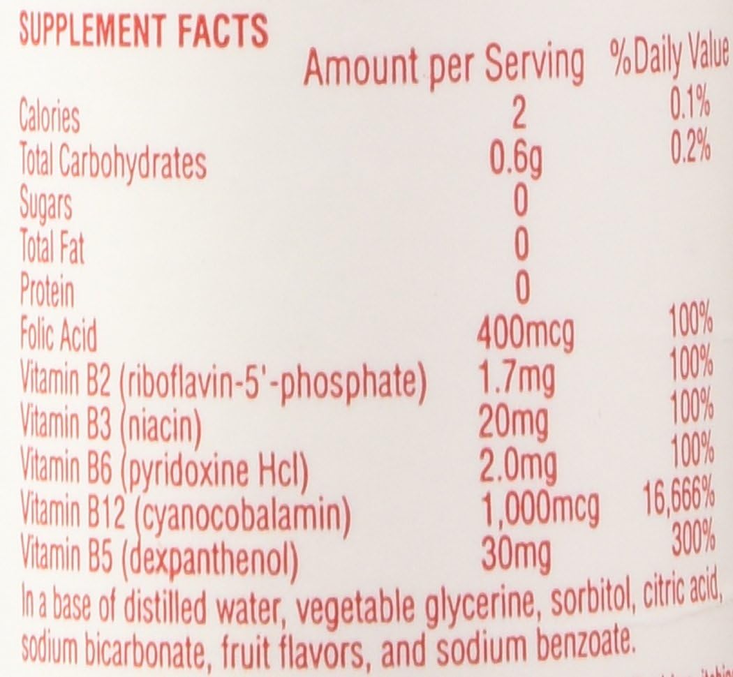 Twin Pack Sublingual B-Total Vitamin, 2 Fluid Ounce - Fast-Absorbing Supplement