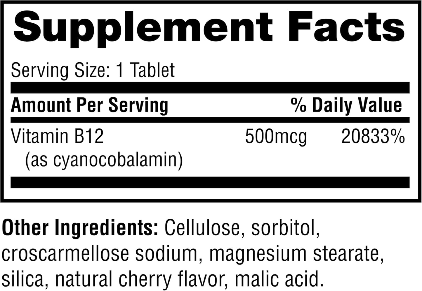 Twinlab B-12 Dots: Energy Production Support Vitamin B12 Supplements - 500 mcg, 250 Tablets (2 Pack)