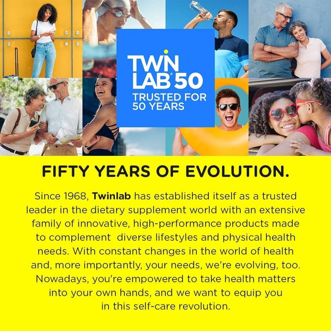 TwinLab Potassium Capsules with Potassium Aspartate - 90 Capsules